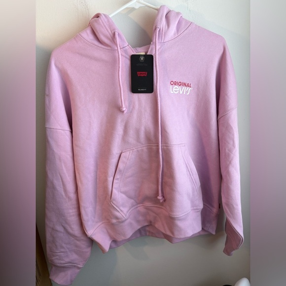Original Levi’s pink hoodie NWT size small women’s - Picture 1 of 3